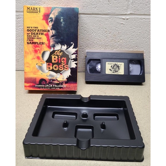 The Big Boss BIG BOX VHS - Jack Palance - 1987 Action Drama Mob Movie - Picture 6 of 7
